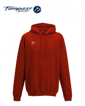 Tempest Lightweight Fire Red Hooded Sweatshirt